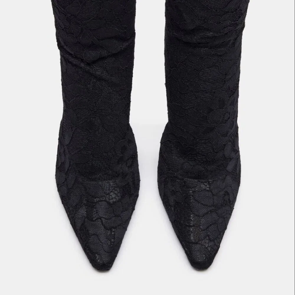 NWOB Steve Madden Serene Lace Over The Knee Boots